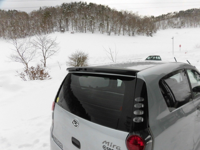 ミラカスタム L275S リアスポイラー